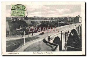 Postcard Old Luxemborg Adolphe Bridge and Gateway