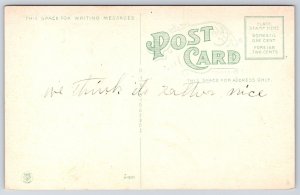 Buffalo County Courthouse Kearney Nebraska NB Grounds Trees Building Postcard 