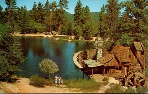 California Rim O'World Highway Scene Along Cedar Lake