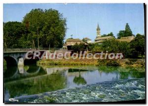 Postcard Modern Pointis Inard The Bridge On The Ger