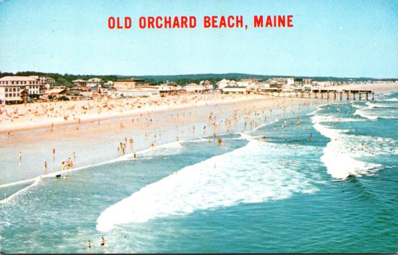 Maine Old Orchard Beach Miles and Miles Of Sandy Beach