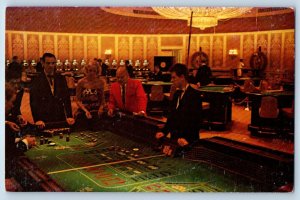 Bahamas Postcard Casino at Grand Bahamas Island c1950's Vintage Unposted