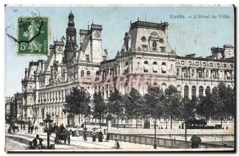 Old Postcard Paris L & # 39Hotel City