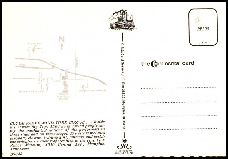 Clyde Park Miniature Circus,Pink Palace Museum,Memphis,TN