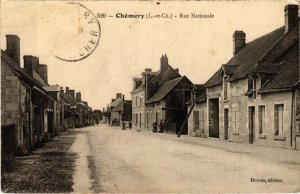 CPA Chemery Rue Nationale FRANCE (1288263)