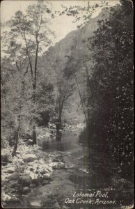 Oak Creek AZ Lolomai Pool c1910 Postcard