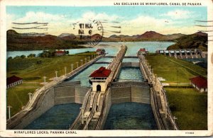 Panama Canal Miraflores Locks 1934