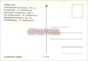 Postcard Modern Dubrovnik Dominican Monastery 14 th C