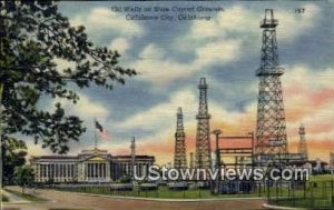 Oil wells On State Capitol Grounds - Oklahoma City s, Oklahoma OK  