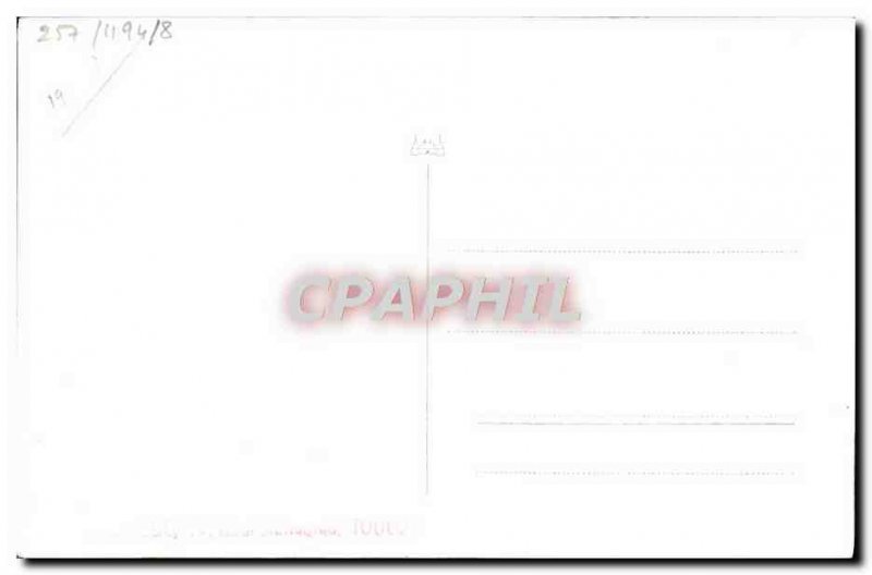 Postcard Old Boat Petrolier Lake Chambon