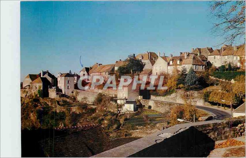 Modern Postcard Saint Benoit du Sault Indre Cite Medievale Panoramic view of ...