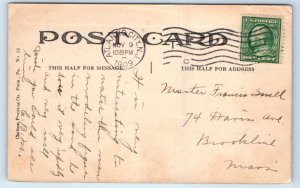 ATLANTIC CITY, NJ New Jersey ~ SAND SCULPTURES on BEACH 1909 Postcard