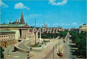 Postcard Modern Vienna's Ringstrasse The Parlament The City Hall and the Burg...