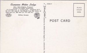 Georgia McRae Cameron Motor Lodge U S HIghway 341 sk2816