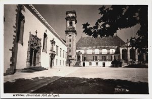 Portugal Coimbra Universidade Porta de Capela Vintage RPPC C076