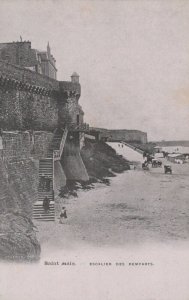 France Postcard - Saint Malo - Escalier Des Remparts    RS21100