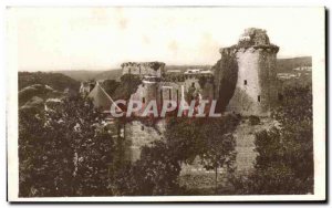 Old Postcard Tonquedec Le Chateau View D & # 39Ensemble south coast