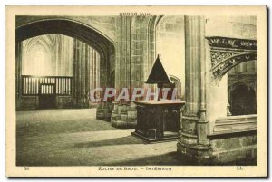 Old Postale Bourg De Brou Church Interior Card