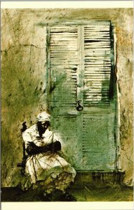 Andrew Wyeth The Bermudian Watercolor Painting Wichita Art Museum KS Postcard 