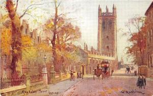 BR61969 magdalen tower postcard painting  oxford    uk