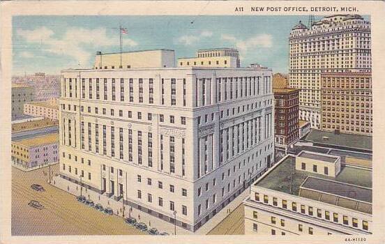 Michigan Detroit New Post Office 1936