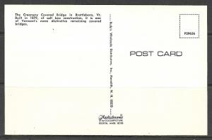 Vermont, Brattleboro - Creamery Covered Bridge - [VT-005]