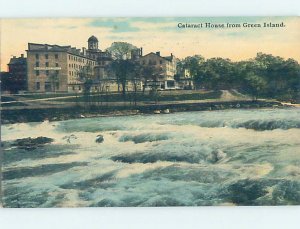 Divided-back CATARACT HOUSE HOTEL ON GREEN ISLAND Niagara Falls NY AE2235