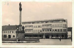 Czech Republic - Nymburk Namesti Vintage RPPC Postcard 03.00