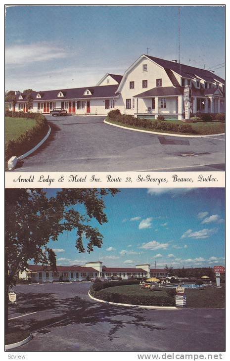 2-Views, Arnold Lodge & Motel, Inc., St-Georges-de-Beauce, Quebec, Canada, 19...