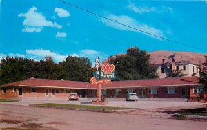 MT, Missoula, Montana, Royal Motel, Exterior View, 50s Cars, Dexter No 87694