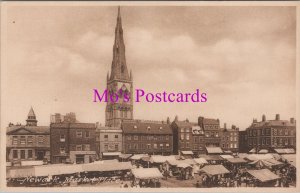 Nottinghamshire Postcard - Newark Market Place  RS38235