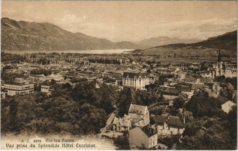 CPA J. J. 8378 AIX-les-BAINS - Vue prise du Splendide Hotel Excelsior (124601)