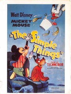 The Simple Things, Walt Disney Mickey Mouse  