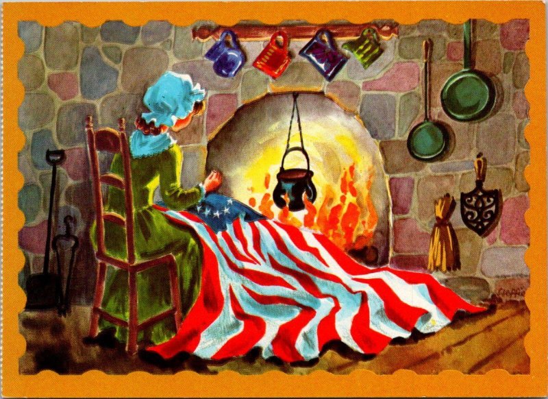 History Betsy Ross and The American Flag June 1776