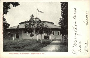 Rockford Illinois IL Chautauqua Auditorium c1910 Vintage Postcard