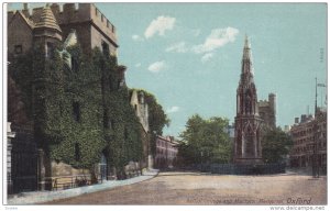 OXFORD, Oxfordshire, England, 1900-1910's; Balliol College And Martyrs' Memorial