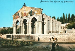 Postcard The Church Of Gethsemane Church Of All Nations Jerusalem Israel 