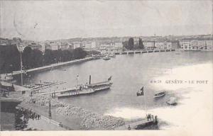 Switzerland Geneve Le Port 1908