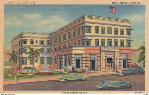 MIAMI BEACH, Florida ,1930-1940s ;  Hotel Astor, Overlooking Ocean