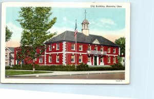 Postcard - City Building - Marietta, Ohio