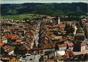 CPM PONTARLIER Vue Aerienne - Porte St-Pierre - Rue de la Republique (1196969)