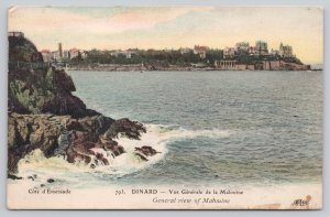 Postcard Dinard France Malouine Coastline 1910s DB Ocean Cliffs View