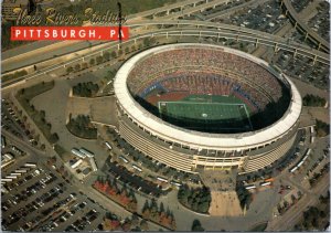 postcard PA - Three Rivers Stadium, Pittsburgh - aerial