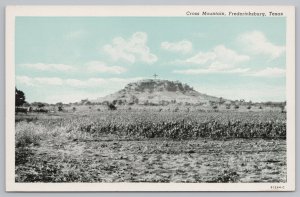 Cross Mountain~Fredericksburg TX~Desert~Historic Landmark~Greyish Scene~1964 PC