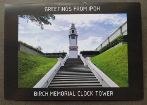 [AG] P49 Malaysia Ipoh Birch Memorial Clock Tower Architecture (postcard) *New