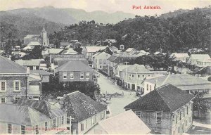 Panorama Port Antonio Jamaica British West Indies 1905c postcard