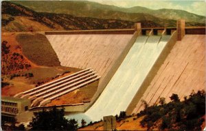 Shasta Dam Redding California CA Lake Postcard VTG UNP Selithco Vintage Unused 