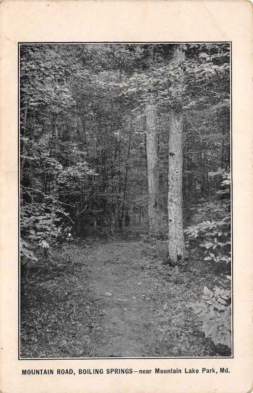 A75/ Mountain Lake Park Maryland Md 2Postcards 1908 Boiling Springs Overlook Inn