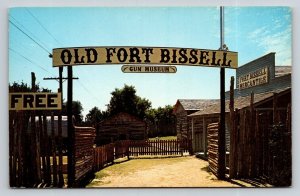 Old Fort Bissell  Phillipsburg  Kansas   Postcard