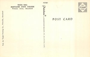 2~Postcards Princess Anne, MD ~ MARYLAND STATE COLLEGE  Trigg & Wilson Halls